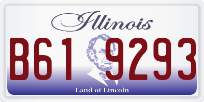 IL license plate B619293