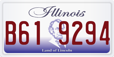 IL license plate B619294