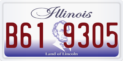 IL license plate B619305