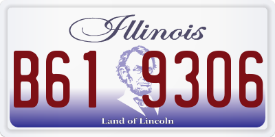 IL license plate B619306