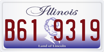 IL license plate B619319