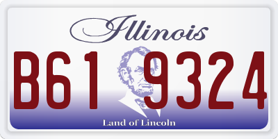 IL license plate B619324