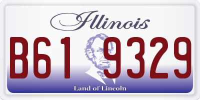 IL license plate B619329