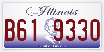IL license plate B619330