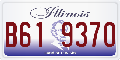 IL license plate B619370