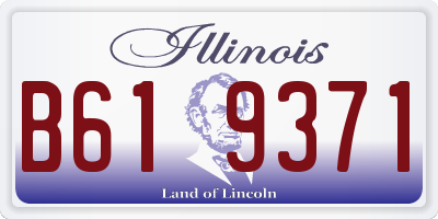 IL license plate B619371