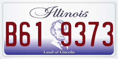 IL license plate B619373