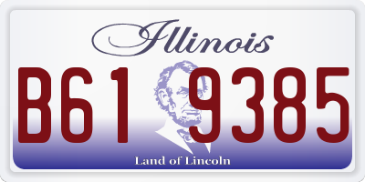 IL license plate B619385