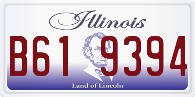 IL license plate B619394