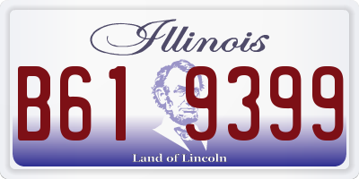 IL license plate B619399