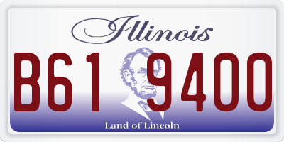 IL license plate B619400
