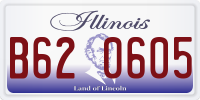 IL license plate B620605