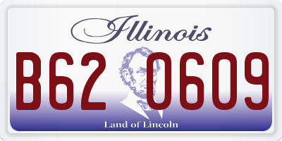 IL license plate B620609