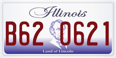 IL license plate B620621