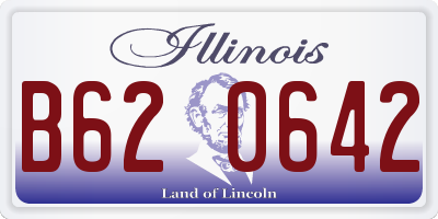 IL license plate B620642
