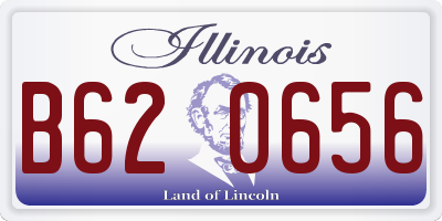 IL license plate B620656