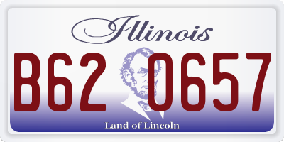 IL license plate B620657