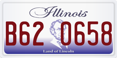 IL license plate B620658