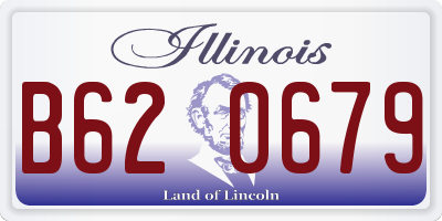 IL license plate B620679