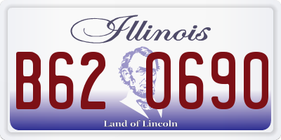 IL license plate B620690
