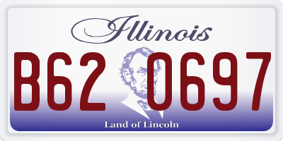 IL license plate B620697