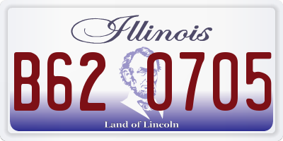 IL license plate B620705