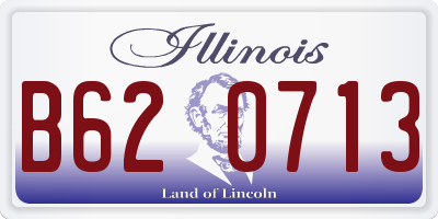 IL license plate B620713