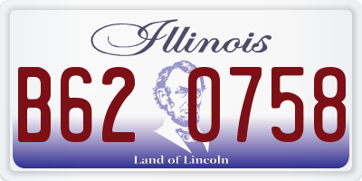 IL license plate B620758