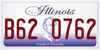 IL license plate B620762