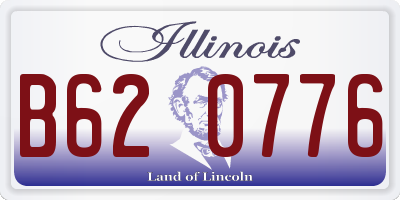 IL license plate B620776