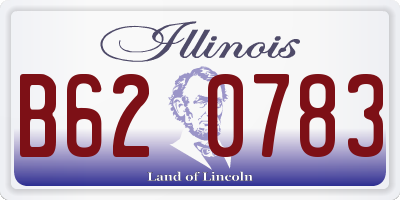 IL license plate B620783