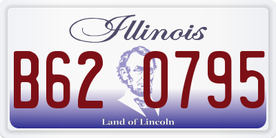 IL license plate B620795