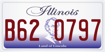 IL license plate B620797