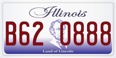 IL license plate B620888