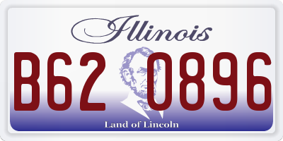 IL license plate B620896