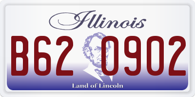 IL license plate B620902