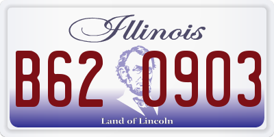 IL license plate B620903