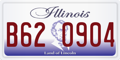 IL license plate B620904
