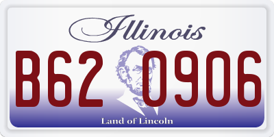 IL license plate B620906