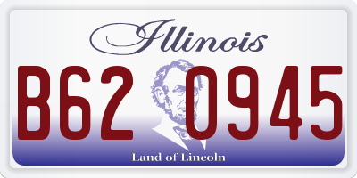 IL license plate B620945