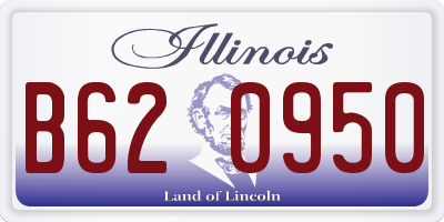 IL license plate B620950