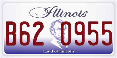 IL license plate B620955