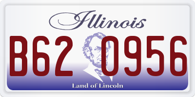 IL license plate B620956