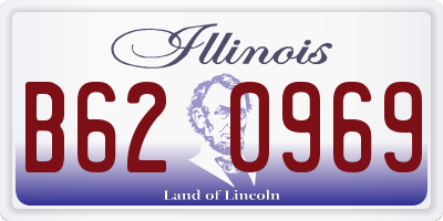 IL license plate B620969