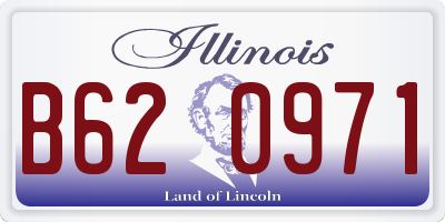 IL license plate B620971