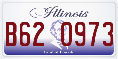 IL license plate B620973