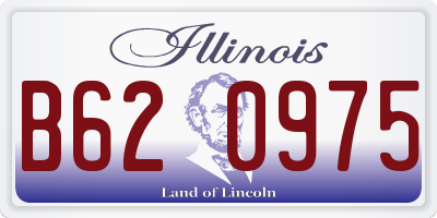 IL license plate B620975