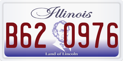 IL license plate B620976