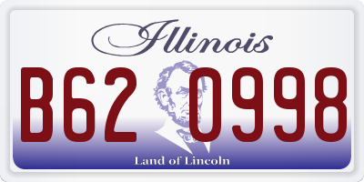 IL license plate B620998