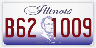 IL license plate B621009